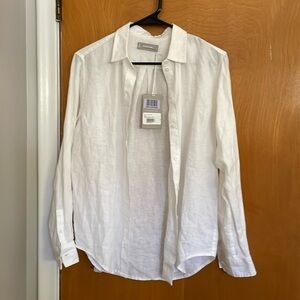 NWT relaxed fit women’s linen shirt from everlane size 4
